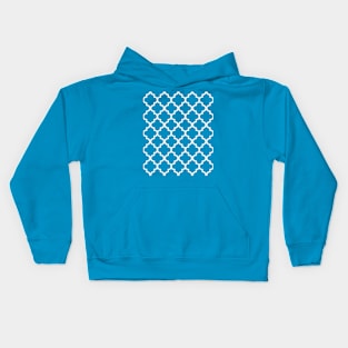 Arabesque Architecture Repeat Pattern Kids Hoodie